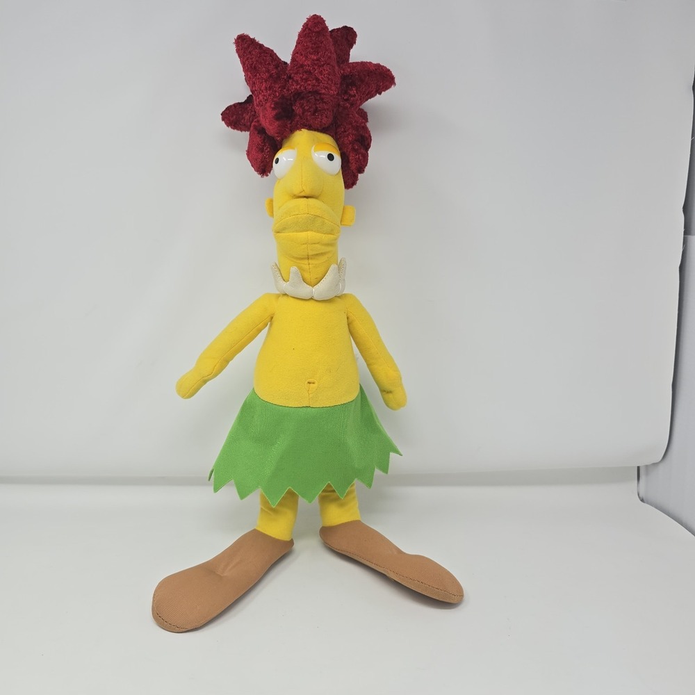 The Simpsons Side Show Bob Stuffed Plush Toy 2006 W/Tag 20" Inches Preowned Good